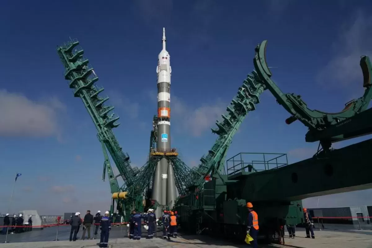 Самарская ракета-носитель «Союз-2.1а» выведет международный экипаж на орбиту