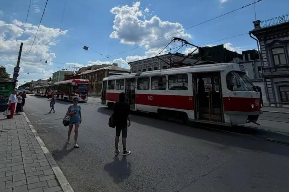 12 июня в историческом центре Самары сломался еще один трамвай