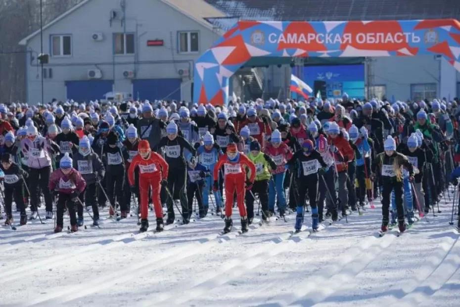 Более 6000 взрослых и детей по всей Самарской области приняли участие в «Лыжне России»