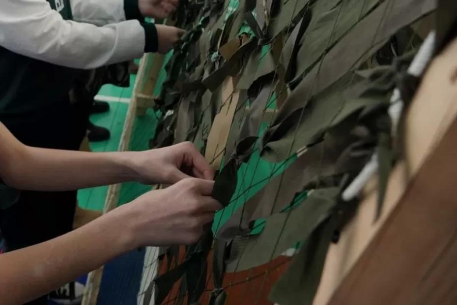 В школьном музее Сызрани появился блиндаж СВО В школьном музее Сызрани появился блиндаж СВО
