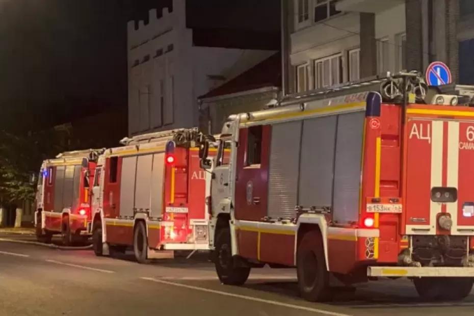 В Самаре горел бар на Молодогвардейской
