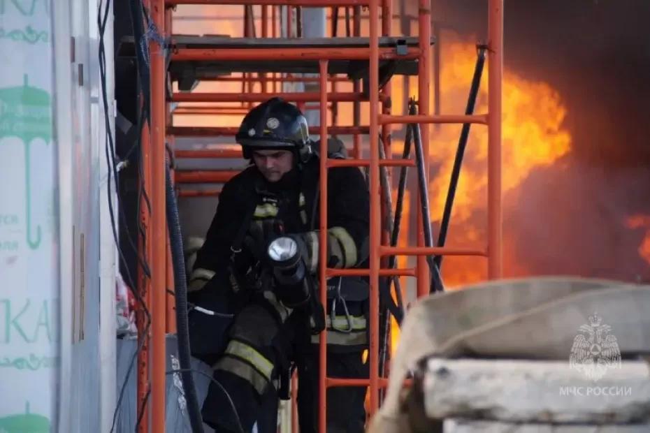 В Самарской области за один день шесть раз тушили пожар