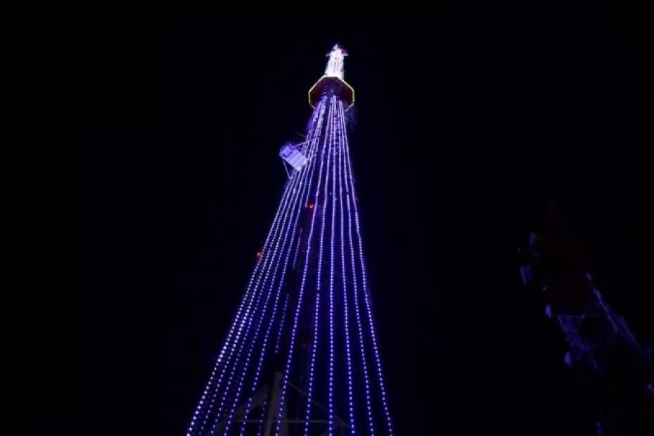 В Самаре 5 октября на телебашне включат праздничную иллюминацию