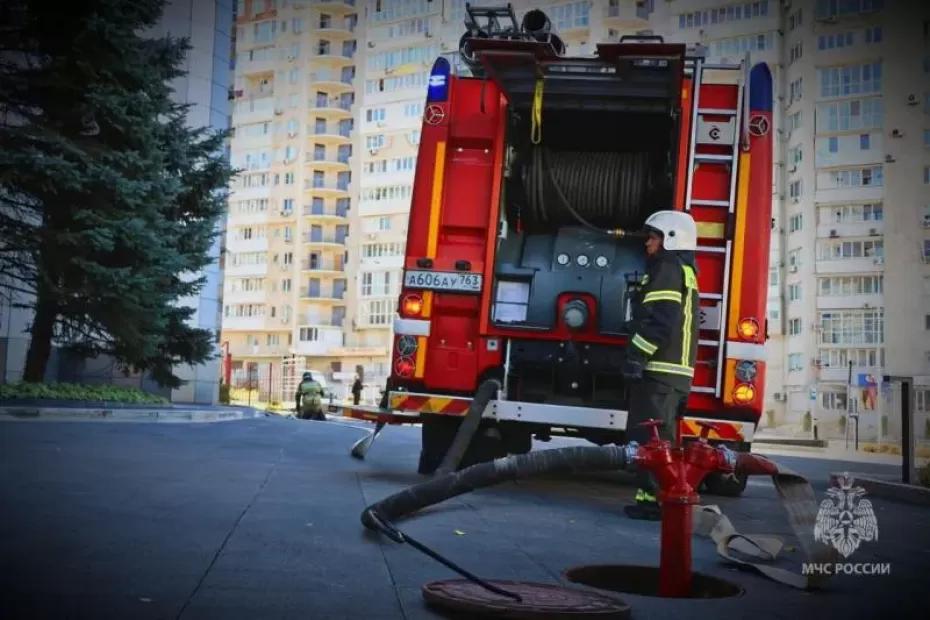 В Самарской области 15 октября сотрудники МЧС потушили три пожара