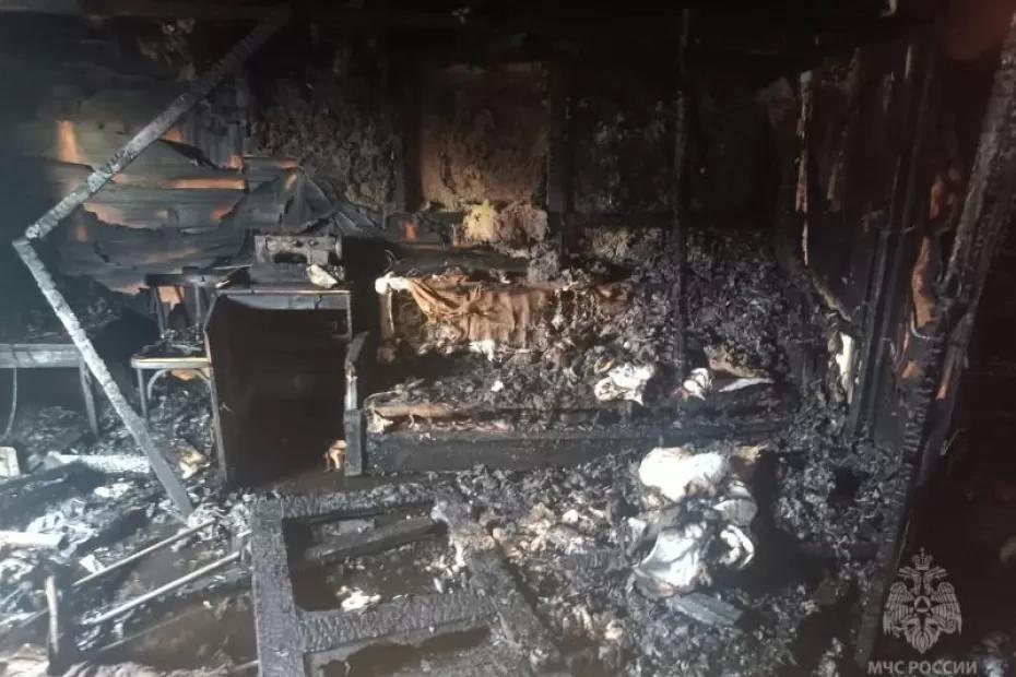 В Самарской области загорелся частный дом на 60 «квадратах»