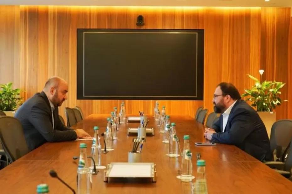 Вячеслав Федорищев встретился с главой Минцифры РФ Максутом Шадаевым