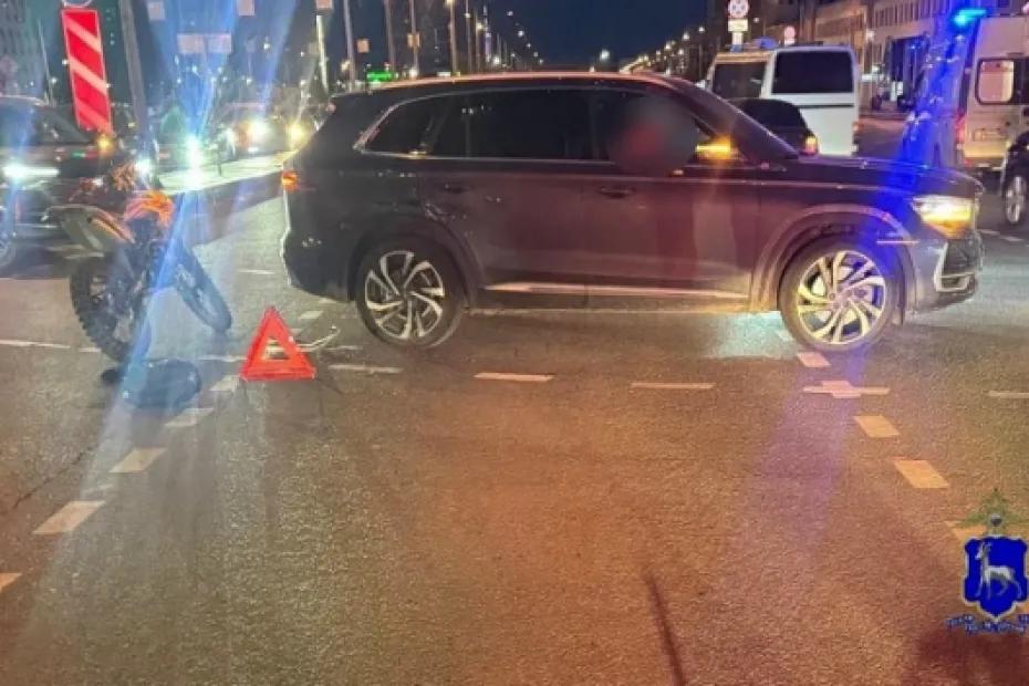 В Самаре двое подростков на мотоцикле пострадали после столкновения с иномаркой