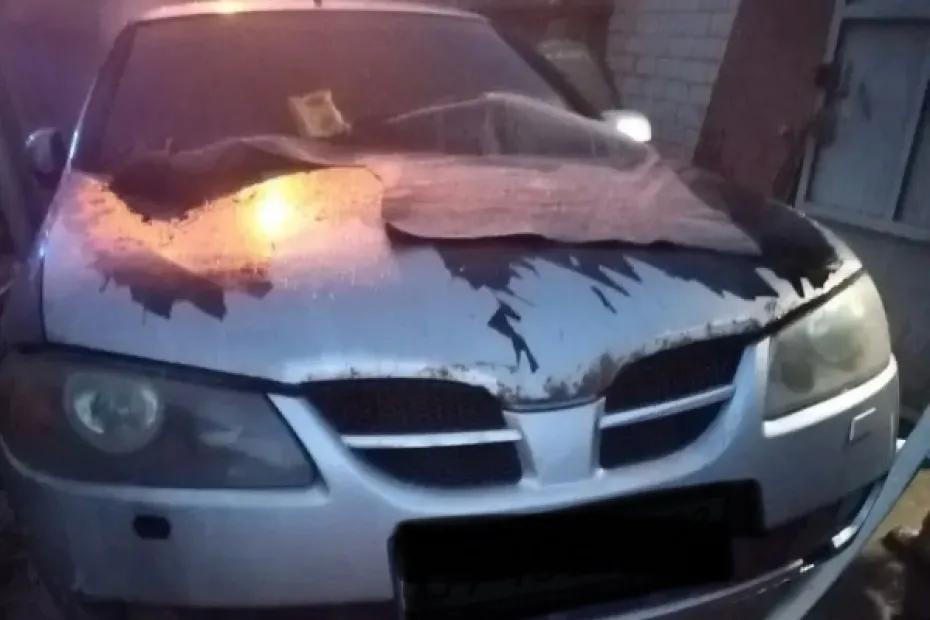 Вспыхнувший автомобиль потушили за 6 минут в Кинель-Черкассах