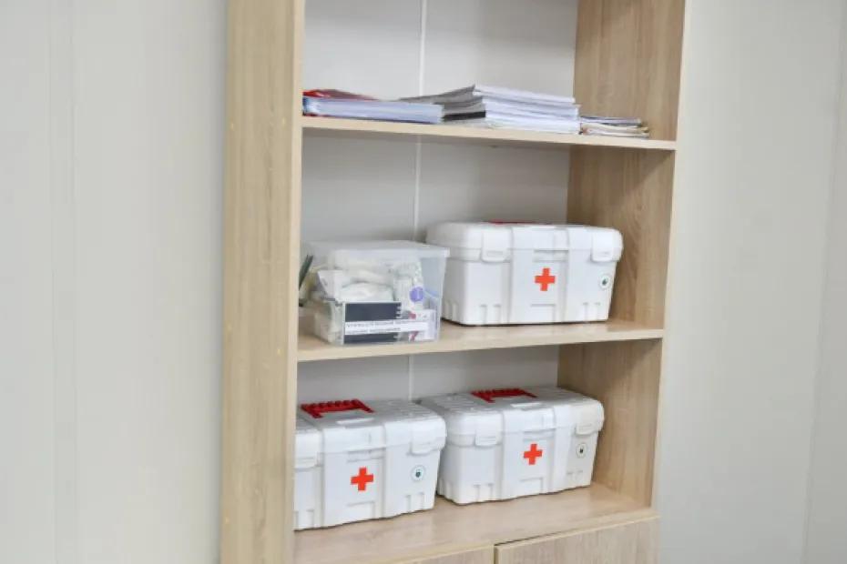 Новый ФАП для 450 жителей: в поселке Поляков завершают строительство медпункта