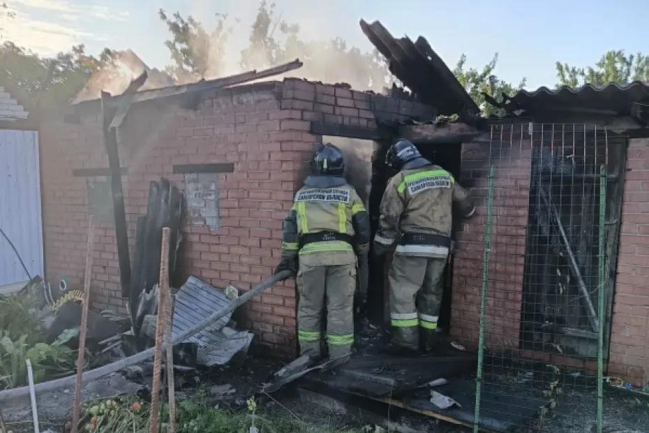 Утром 12 августа в селе Мусорка вспыхнула частная баня