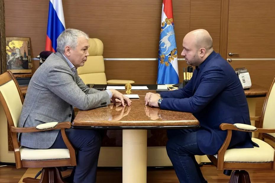 Вячеслав Федорищев и Леонид Калашников провели рабочую встречу