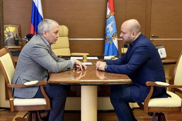 Вячеслав Федорищев и Леонид Калашников провели рабочую встречу