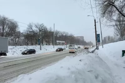 16 января в Самарской области из-за метели продлили ограничение движения транспорта на трассах