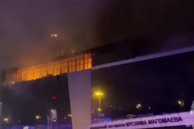 Пострадали дети: после полуночи площадь пожара в «Крокус сити холле» составляла почти 13 тысяч квадратных метров