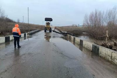 В Самарской области от разлива реки освободился один мост