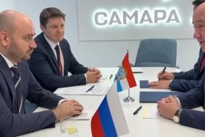 Губернатор Самарской области Вячеслав Федорищев провёл рабочую встречу с министром международного экономического сотрудничества Республики Сербия Ненадом Поповичем