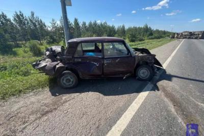 В Самарской области 18 июля на трассе столкнулись «пятерка» и «Газель» со стройматериалами