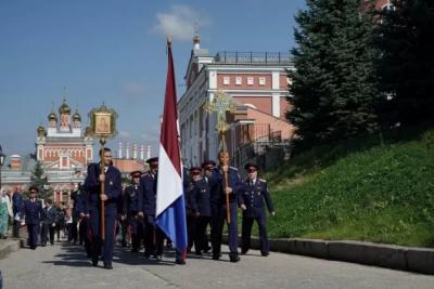 В Иверском женском монастыре состоялся торжественный молебен в честь Самарского знамени