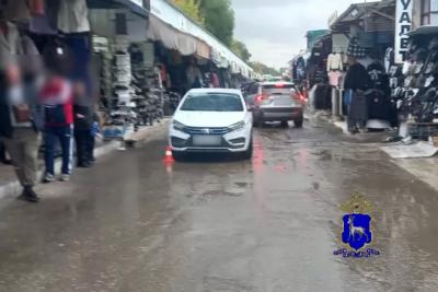 В Самарской области 60-летний водитель сбил девушку на рынке