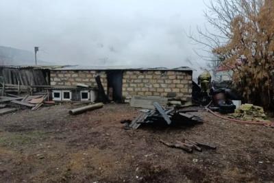 Во время пожара в частном доме села Августовка погибли домашние животные