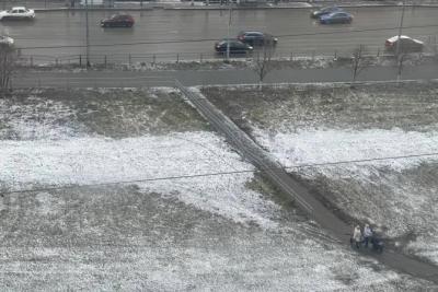 Самару 6 декабря накрыл мелкий и продолжительный снег