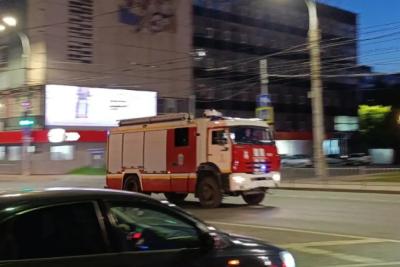 В Самаре горел потолок в салоне связи