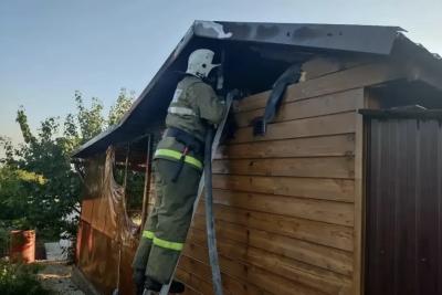 В Октябрьске 27 сентября загорелась еще одна баня
