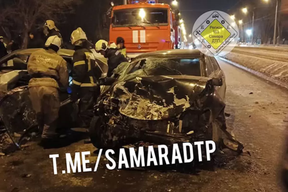 Три человека пострадали в ДТП на Заводском шоссе в Самаре