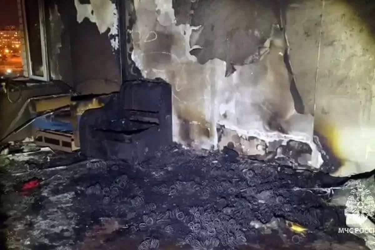 В Тольятти на пожаре соседи спасли двоих детей