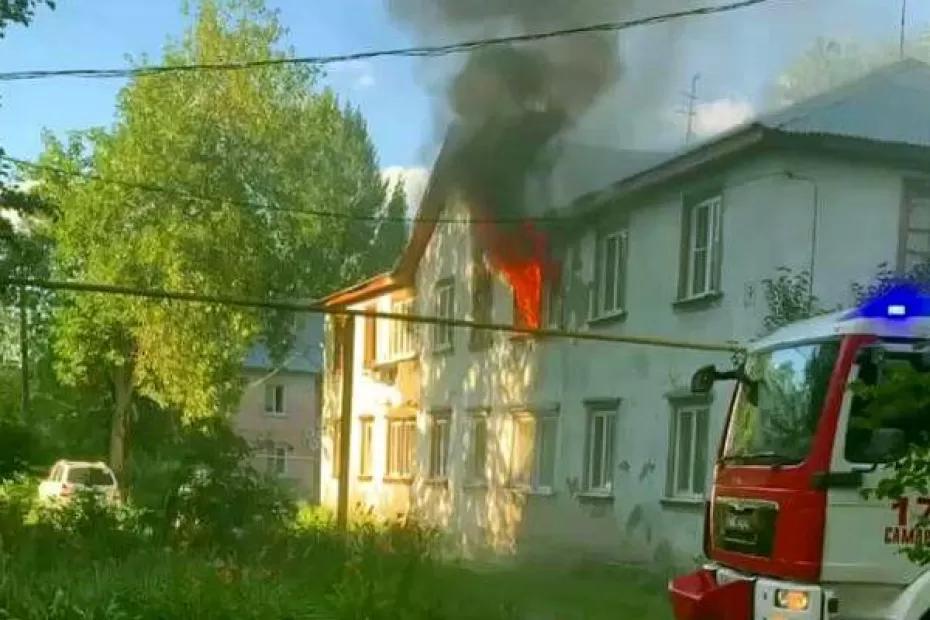 В Самаре в горящей квартире погибла женщина