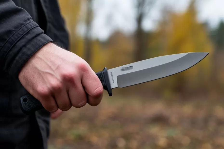 В Самарской области селянина с ножом, напавшего на женщину и полицейских, остановил только выстрел - фото В Самарской области селянина с ножом, напавшего на женщину и полицейских, остановил только выстрел - фото