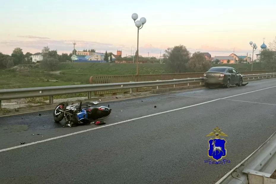 Мотоциклист погиб в столкновении с автомобилем на трассе М-5 в Самарской области