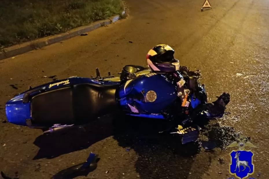 В Тольятти мотоциклист попал под колеса кроссовера