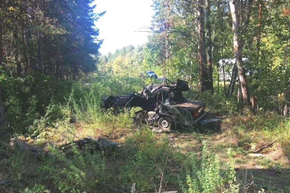 В Самарской области погиб водитель легковушки, которая вылетела с трассы и врезалась в дерево