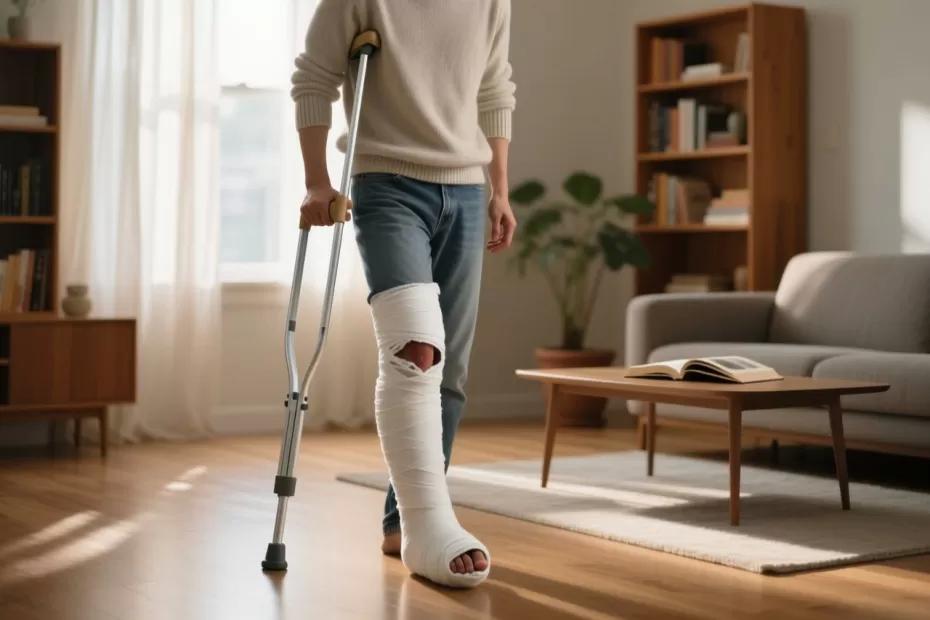 В Самарской области маляр, упавший с грузовика и сломавший ногу, отсудил у предприятия 300 тысяч рублей - фото