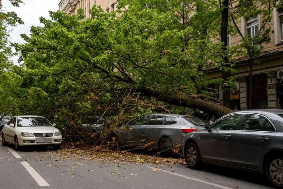 Пенсионер из Самарской  области отсудил у коммунальщиков деньги за дерево, упавшее на его машину