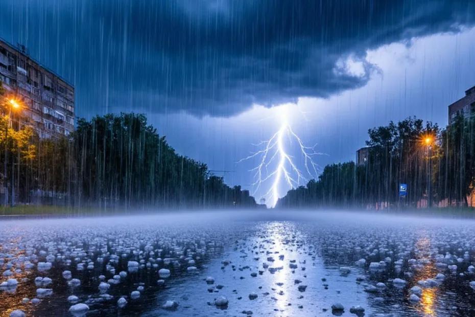 Гроза и град ожидаются вечером 8 апреля в Самарской области