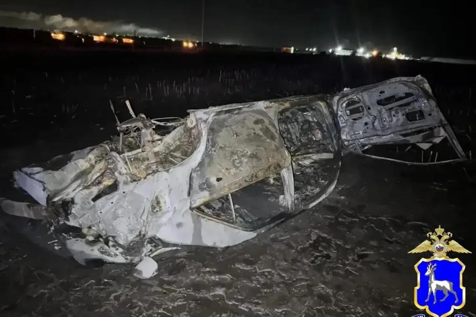 В Тольятти опрокинулась и сгорела Toyota: что известно на данный момент