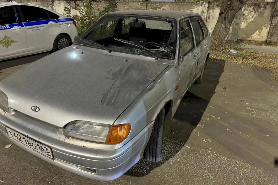 В Самаре Lada сбила пешехода-нарушителя