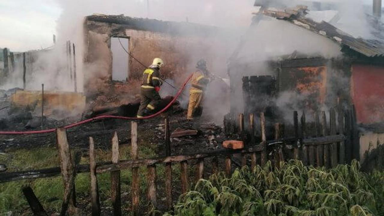 В Самарской области сгорел дом, погиб мужчина