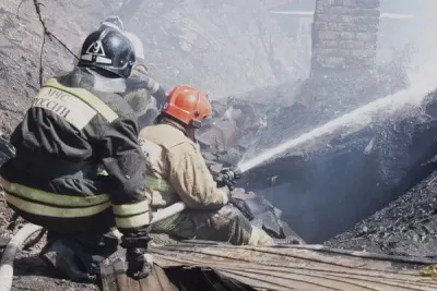 В Самаре за полдня сгорели два деревянных дома в Кировском районе