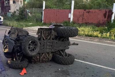 На автодороге в Самарской области погиб 39-летний водитель квадроцикла, врезавшись в столб