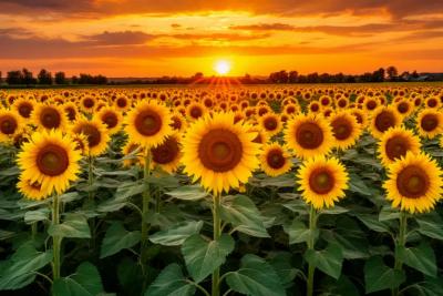 В поле подсолнечника в Самарской области 93 человека искали заблудившегося 7-летнего мальчика