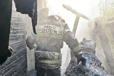 В Самаре сгорел дом на улице Морфлотской - появились подробности