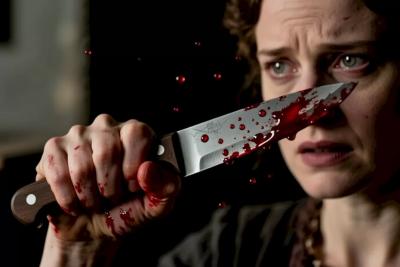 Жительница Самарской области остановила любимого от ухода из дома ударом ножа в спину - фото