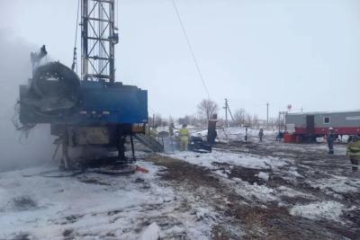 Четыре человека пострадали при пожаре на нефтяной скважине в Самарской области