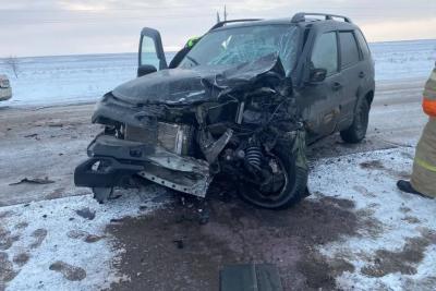 В Самарской области &laquo;Нива&raquo; столкнулась в лоб с грузовиком - появились подробности