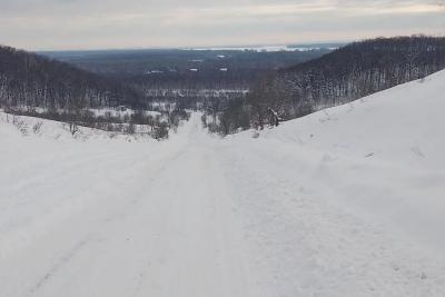 В Самарской области закрывается зимняя дорога через нацпарк