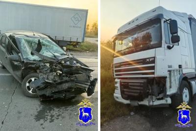 Под Самарой &laquo;Калина&raquo; отправила &laquo;Ниву&raquo; под грузовик - появились подробности