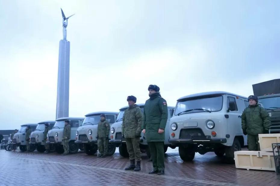 Из Самары в зону специальной военной операции отправлена новая партия техники